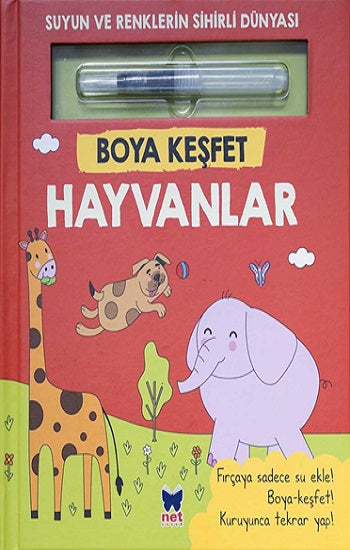 Boya Keşfet-Hayvanlar – Ömer Canbir – Net Çocuk Yayınları – kitap kapağı