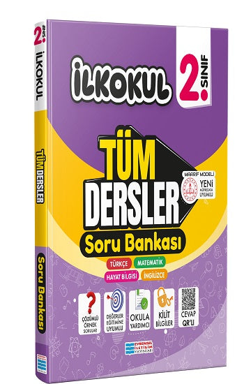 2. Sınıf Tüm Dersler Soru Bankası (Maarif Model) – Komisyon – Evrensel İletişim Yayınları – kitap kapağı