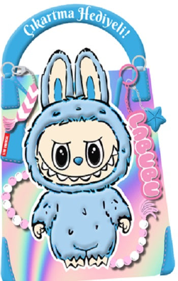 Mavi Labubu –  Çıkartma Hediyeli Boyama Kitabı – Kolektif – Doğan Çocuk – kitap kapağı