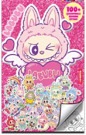 Labubu - 100+ Çıkartmalı Boyama Kitabı – Kolektif – Doğan Çocuk – kitap kapağı