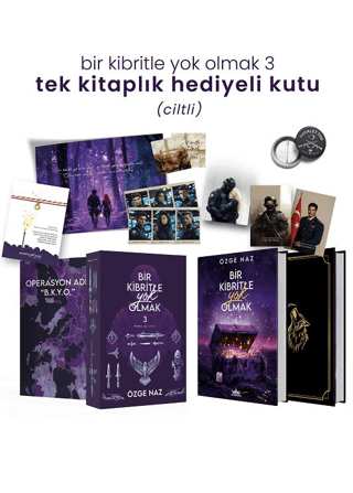 Bir Kibritle Yok Olmak 3 - Hediyeli Kutu (Ciltli) – Özge Naz – Guardian – kitap kapağı
