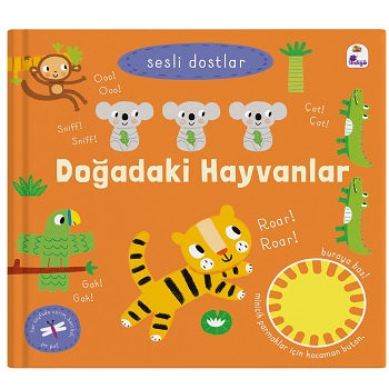 Sesli Dostlar – Doğadaki Hayvanlar (Sesli Kitap) – Kolektif – İndigo Çocuk – kitap kapağı
