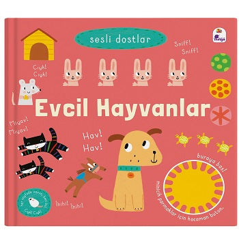 Sesli Dostlar – Evcil Hayvanlar (Sesli Kitap) – Kolektif – İndigo Çocuk – kitap kapağı