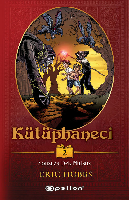 Kütüphaneci 2: Sonsuza Dek Mutsuz – Eric Hobbs – Epsilon Yayınları – kitap kapağı