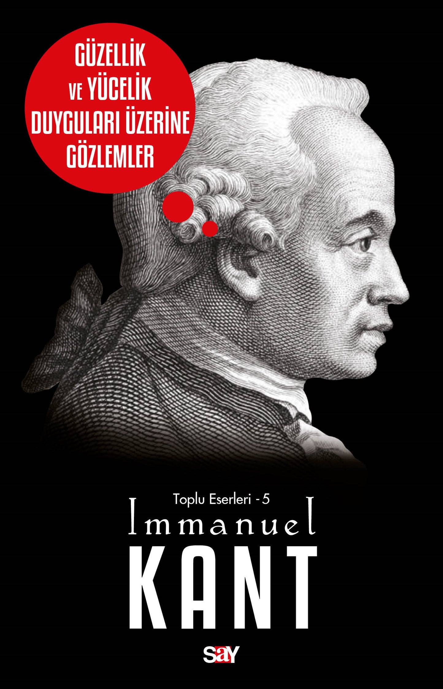 Güzellik ve Yücelik Duyguları Üzerine Gözlemler – Immanuel Kant – Say Yayınları – kitap kapağı