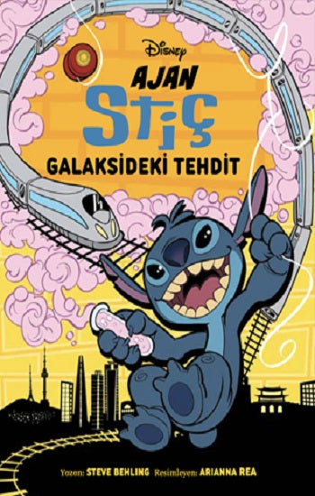 Dısney Ajan Stiç - Galaksideki Tehdit – Steve Behling – Beta Kids – kitap kapağı