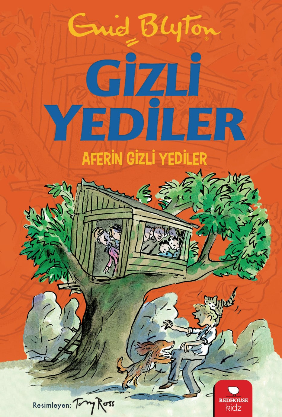 Gizli Yediler – Aferin Gizli Yediler (3. Kitap) – Enid Blyton – Redhouse Kidz Yayınları – kitap kapağı