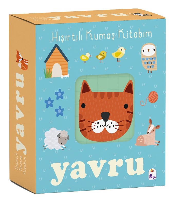 Yavru - Hışırtılı Kumaş Kitabım – Kolektif – İndigo Çocuk – kitap kapağı