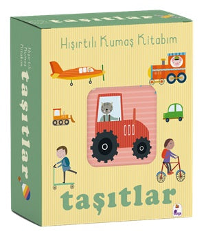 Taşıtlar - Hışırtılı Kumaş Kitabım – Kolektif – İndigo Çocuk – kitap kapağı