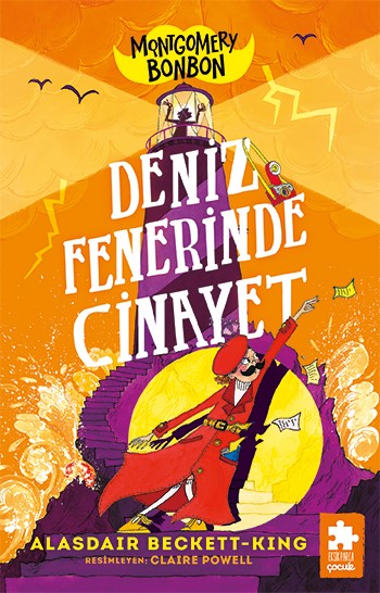 Montgomery Bonbon 2 – Deniz Fenerinde Cinayet – Alasdair Beckett-King – Eksik Parça Yayınları – kitap kapağı