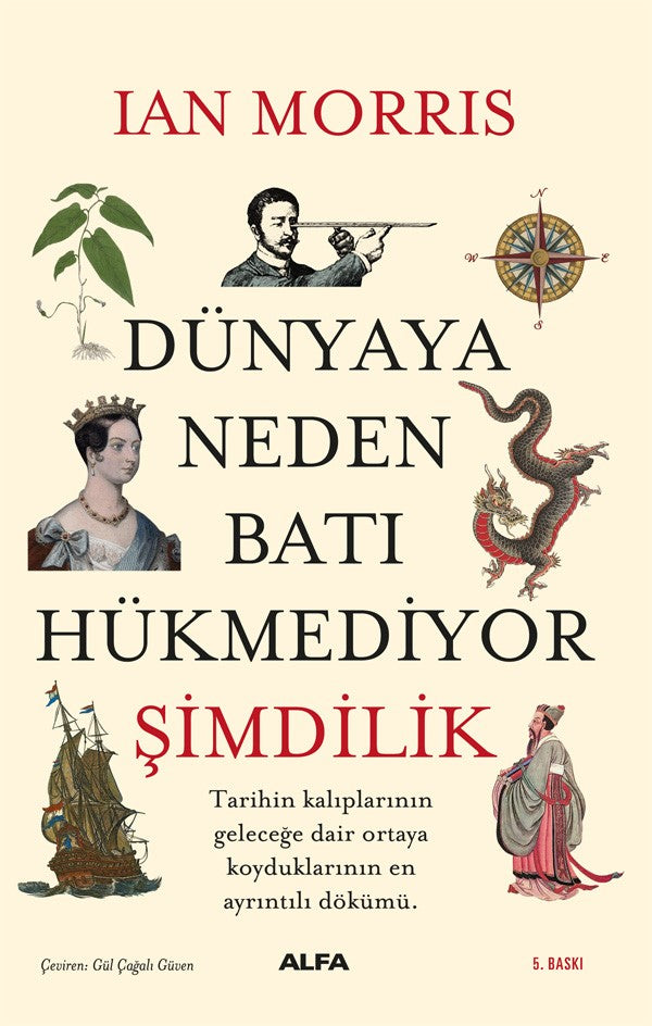Dünyaya Neden Batı Hükmediyor Şimdilik – Ian Morris – Alfa Yayınları – kitap kapağı