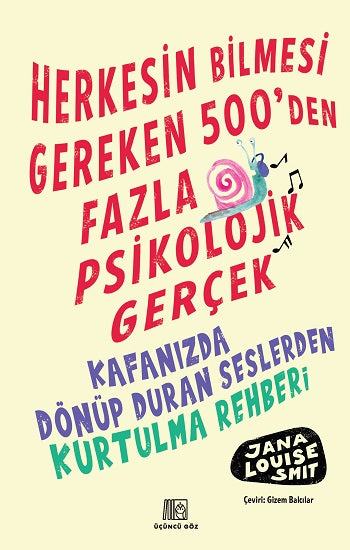 Herkesin Bilmesi Gereken 500’Den Fazla Psikolojik Gerçek – Jana Louise Smit – Üçüncü Göz – kitap kapağı