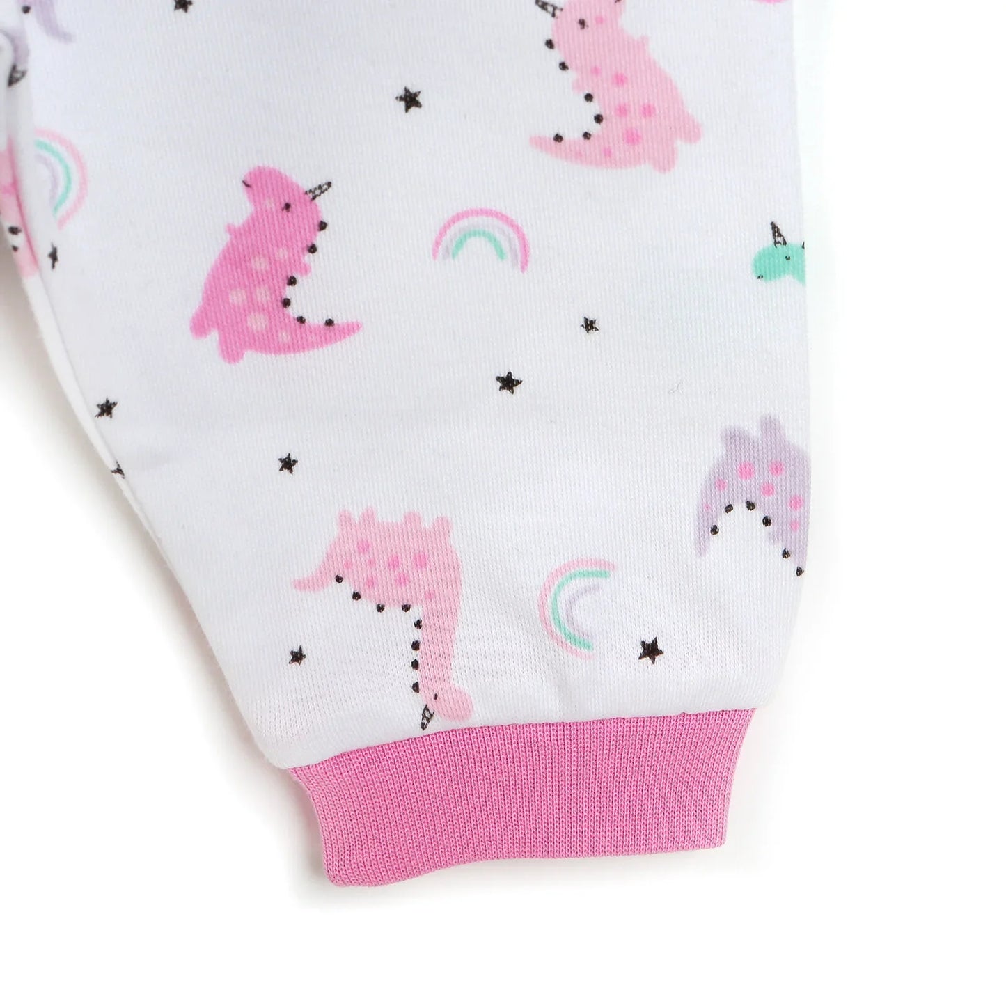 HelloBaby Basic Baby Girl Pyjamas Set - White