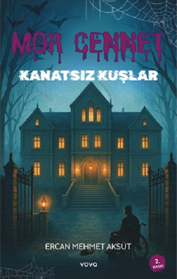 Mor Cennet Kanatsız Kuşlar – Ercan Mehmet Aksüt – Vova Yayınları – kitap kapağı