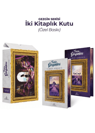 Gezgin Serisi İki Kitaplık Kutu – Yan Boyamalı (Ciltli) – Gamze Aydeniz – Ephesus Yayınları – kitap kapağı