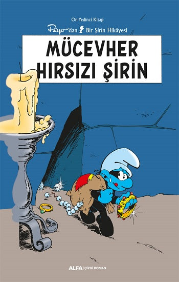 Mücevher Hırsızı Şirin – Peyo – Alfa Yayınları – kitap kapağı