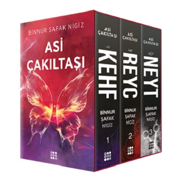 Asi Çakıltaşı Serisi Set (3 Kitap Takım) – Binnur Şafak Nigiz – Dokuz Yayınları – kitap kapağı
