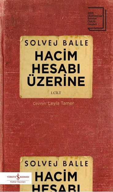 Hacim Hesabi Üzerine 1.Cilt – Solvej Balle – İş Bankası Kültür Yayınları – kitap kapağı