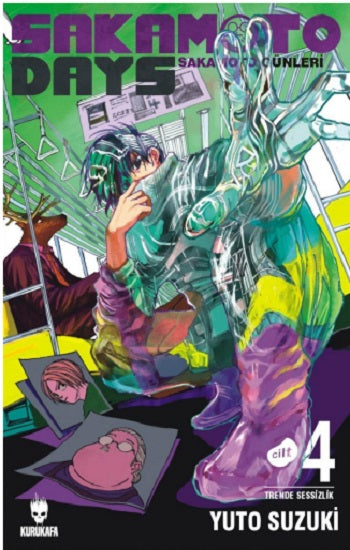 Sakamoto Days 4- Sakamoto Günleri 4 – Yuto Suzuki – Kurukafa – kitap kapağı