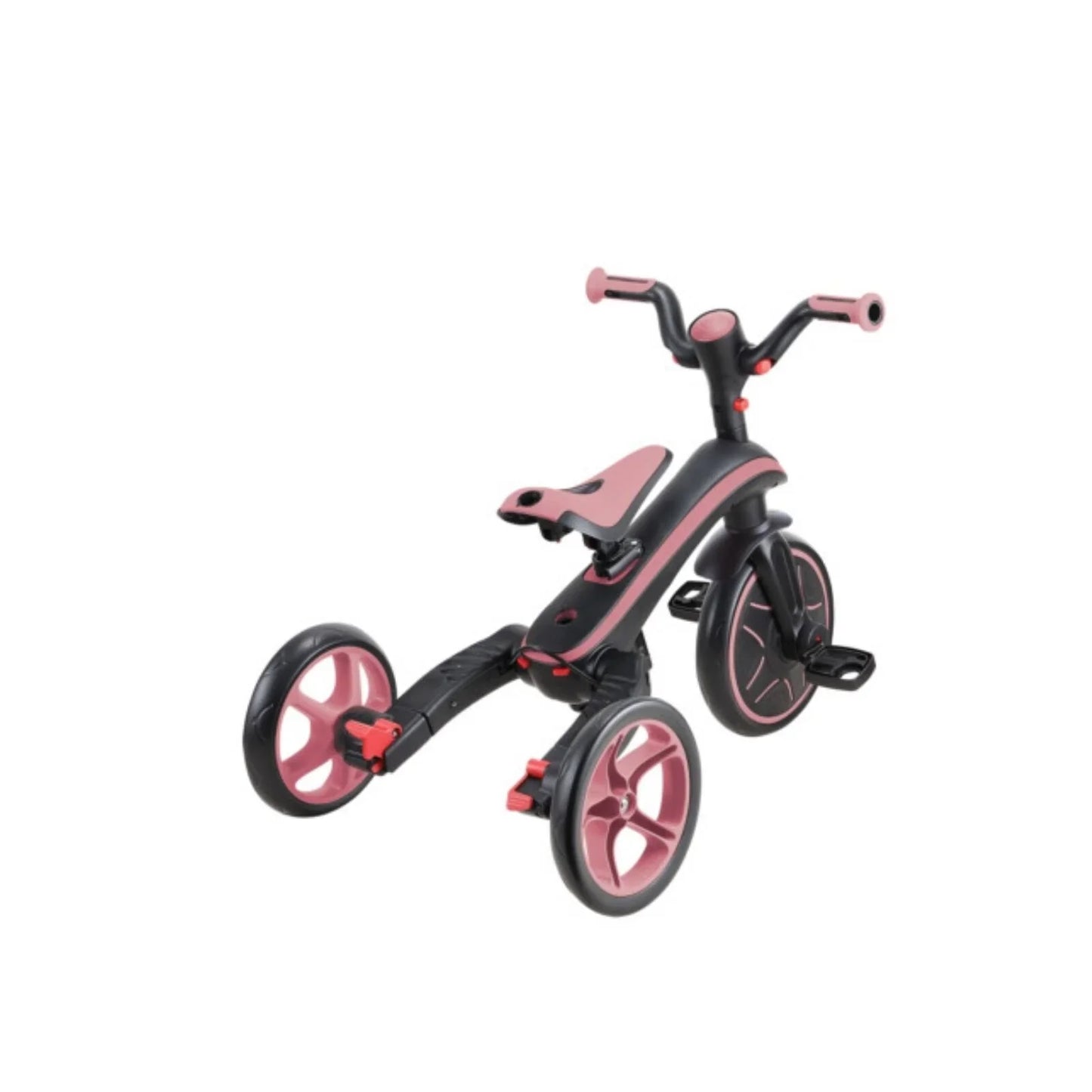 Globber Explorer Trike Foldable 4 in 1 - Deep Pastel Pink