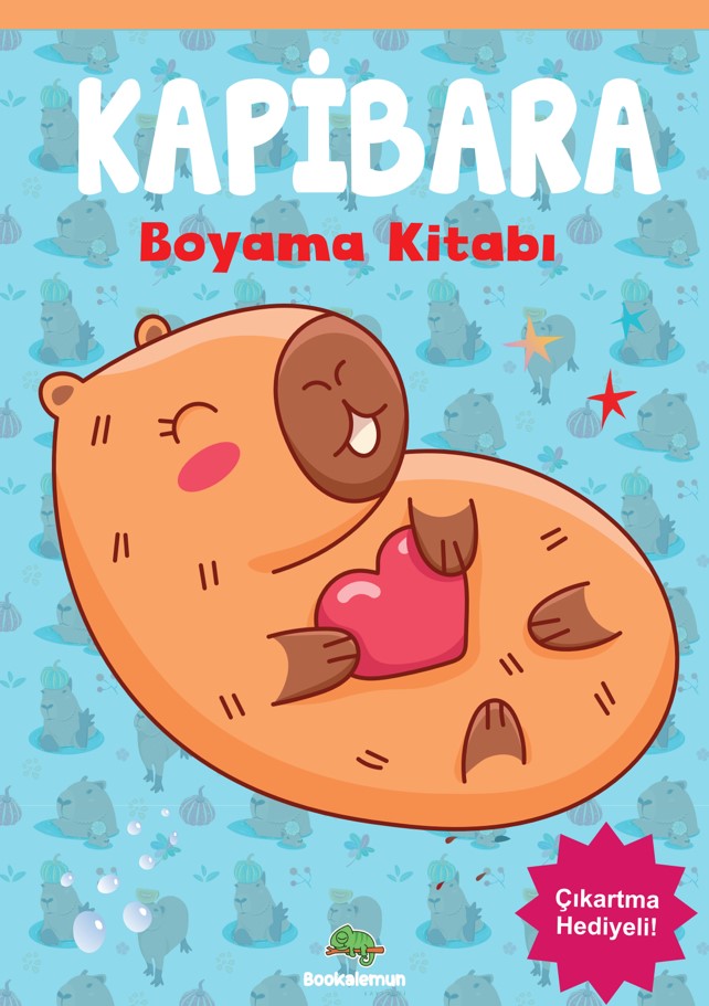 Kapibara Boyama Kitabı – Kolektif – Bookalemun Yayınevi – kitap kapağı