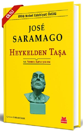 Heykelden Taşa (Ciltli) – Jose Saramago – Kırmızı Kedi Yayınevi – kitap kapağı