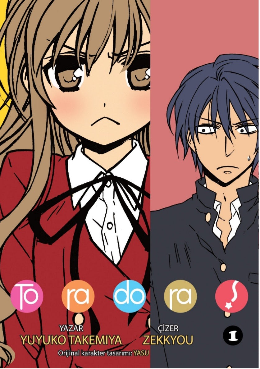 Toradora! - 1 – Yuyuko Takemiya – Kayıp Kıta Yayınları – kitap kapağı