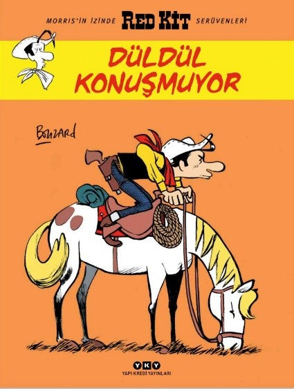 Düldül Konuşmuyor – Red Kit 84 – Guillaume Bouzard – Yapı Kredi Yayınları – kitap kapağı