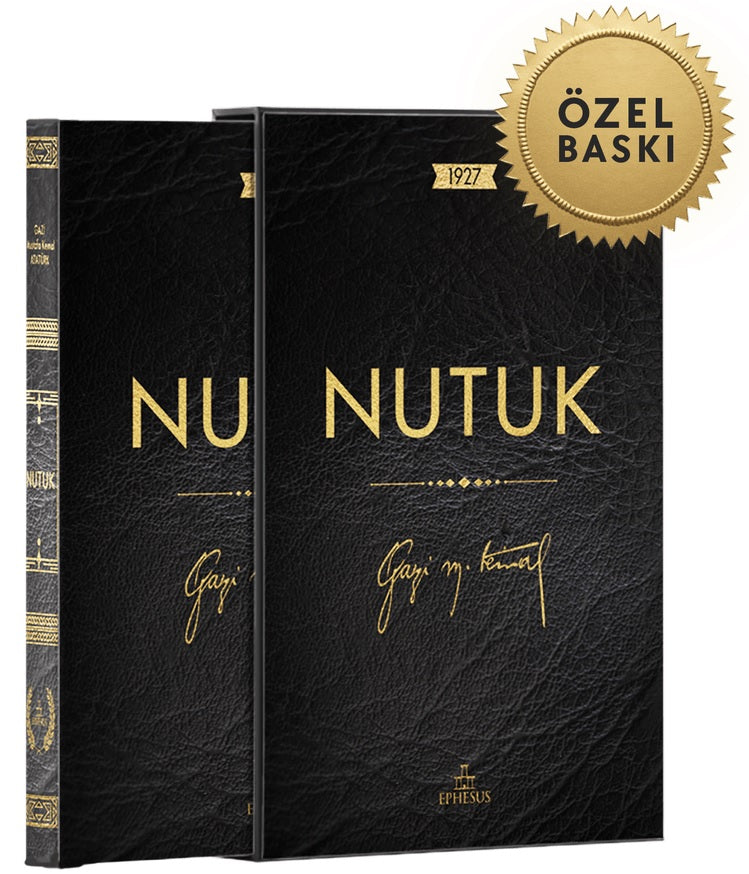 Nutuk (Özel Deri Ciltli ve Kutulu) – Mustafa Kemal Atatürk – Ephesus Yayınları – kitap kapağı