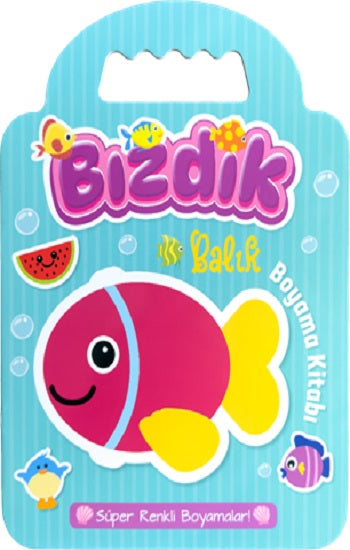 Bızdık Boyama - Balık – Kolektif – Net Çocuk Yayınları – kitap kapağı