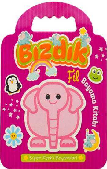 Bızdık Boyama - Fil – Kolektif – Net Çocuk Yayınları – kitap kapağı
