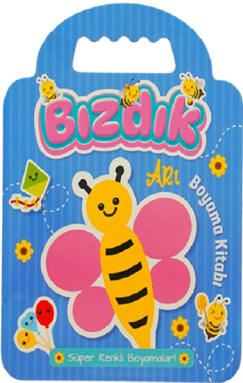 Bızdık Boyama - Arı – Kolektif – Net Çocuk Yayınları – kitap kapağı
