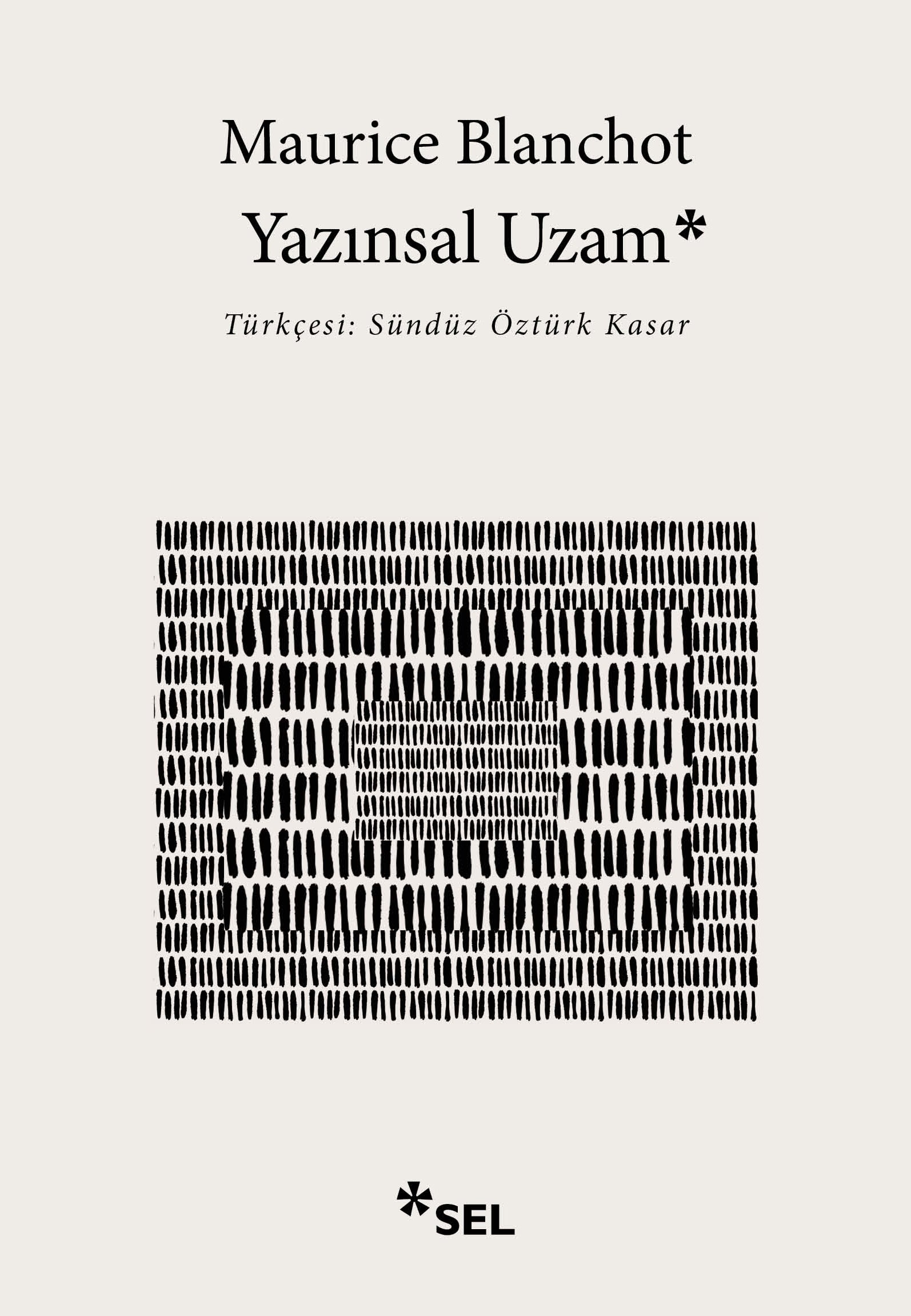 Yazınsal Uzam – Maurice Blanchot – Sel Yayıncılık – kitap kapağı