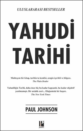 Yahudi Tarihi – Paul Johnson – Pozitif Yayınları – kitap kapağı