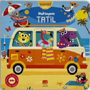 Hareketli Minikler: Muhteşem Tatil (Ciltli) – Kolektif – Uçan Fil Yayınları – kitap kapağı