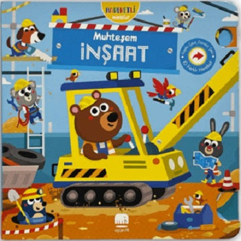 Hareketli Minikler: Muhteşem İnşaat (Ciltli) – Kolektif – Uçan Fil Yayınları – kitap kapağı