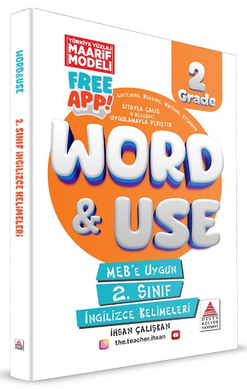 2. Sınıf İngilizce Kelimeleri – İhsan Çalışkan – Delta Kültür Yayınevi – kitap kapağı