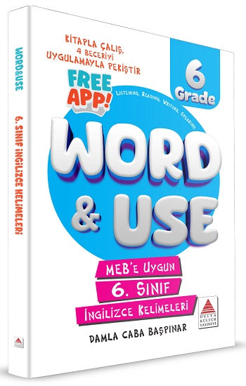 6. Sınıf İngilizce Kelimeleri – Damla Caba Başpınar – Delta Kültür Yayınevi – kitap kapağı