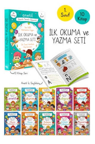 İlk Okuma ve Yazma Seti - 10 Kitap – Hale Karaca – Bilgi Park – kitap kapağı