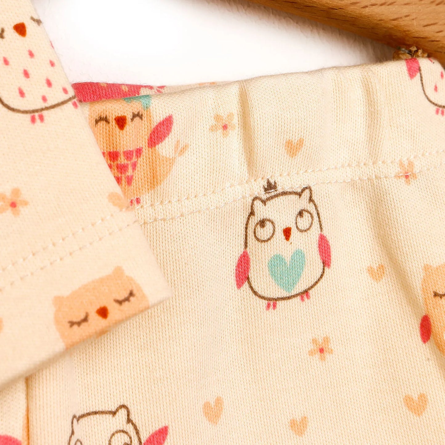 HelloBaby Basic Baby Girl Pyjamas Set - Ecru