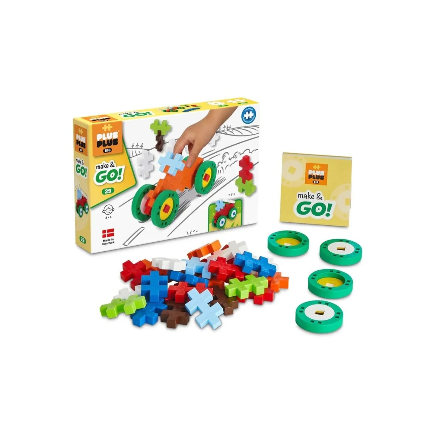 Plus Plus Big Make & Go 29 pcs