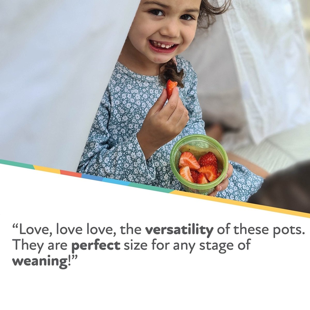 Nuby Food Pots Pack of 4