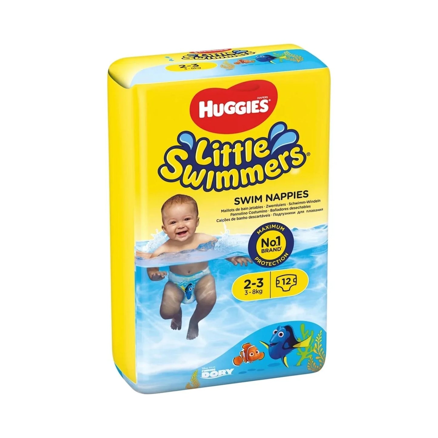 Huggies Little Swimmers Baby Size 2-3 Swim Pants - 12 nappies