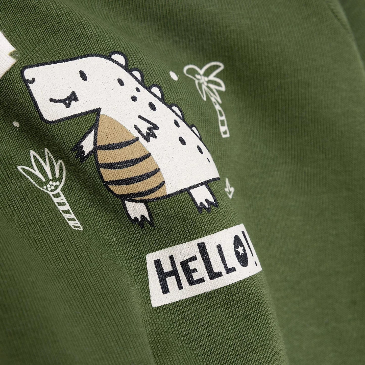 HelloBaby Long Sleeve Body 2 Pack - Khaki