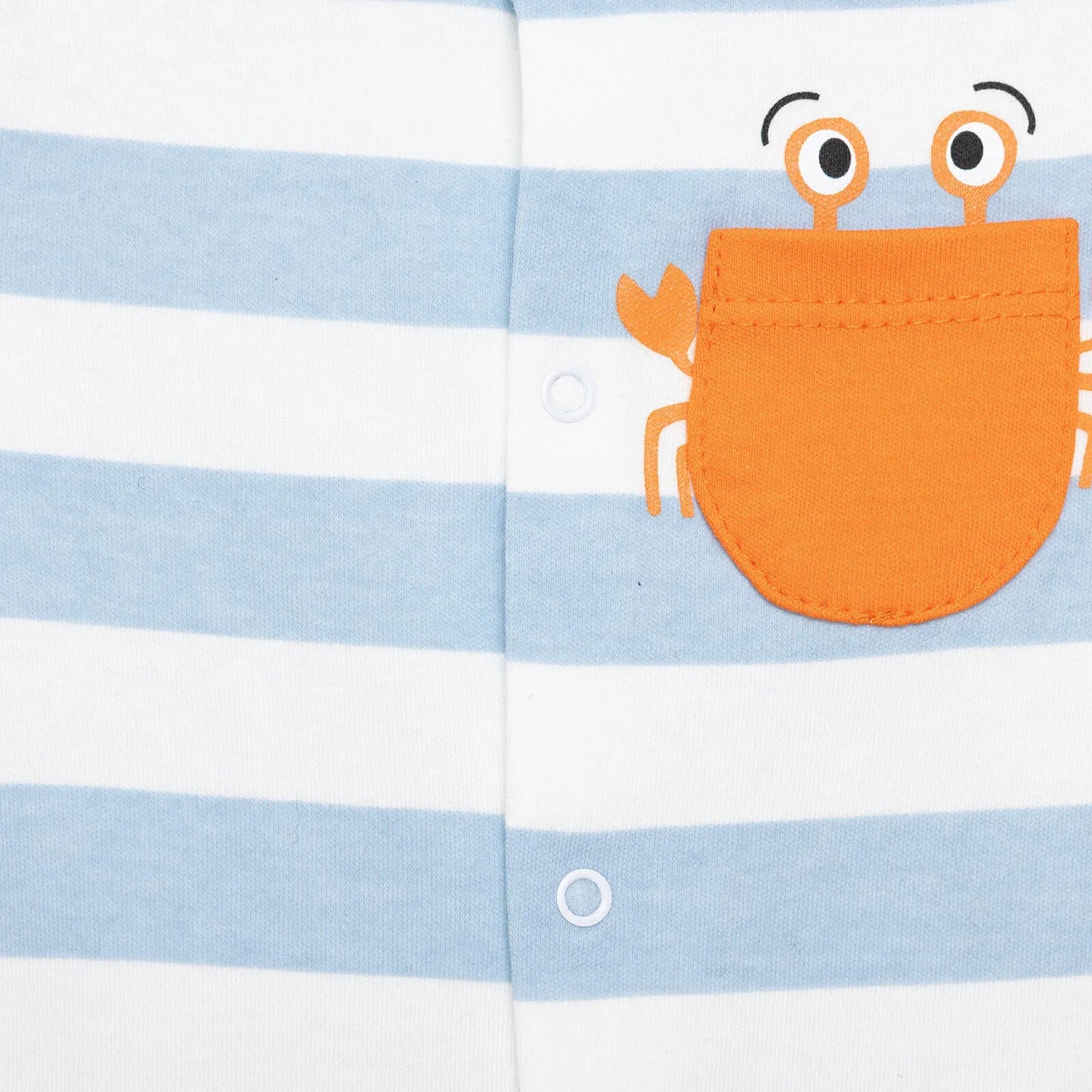 Little Life Newborn Boy Short Jumpsuit - Light Blue