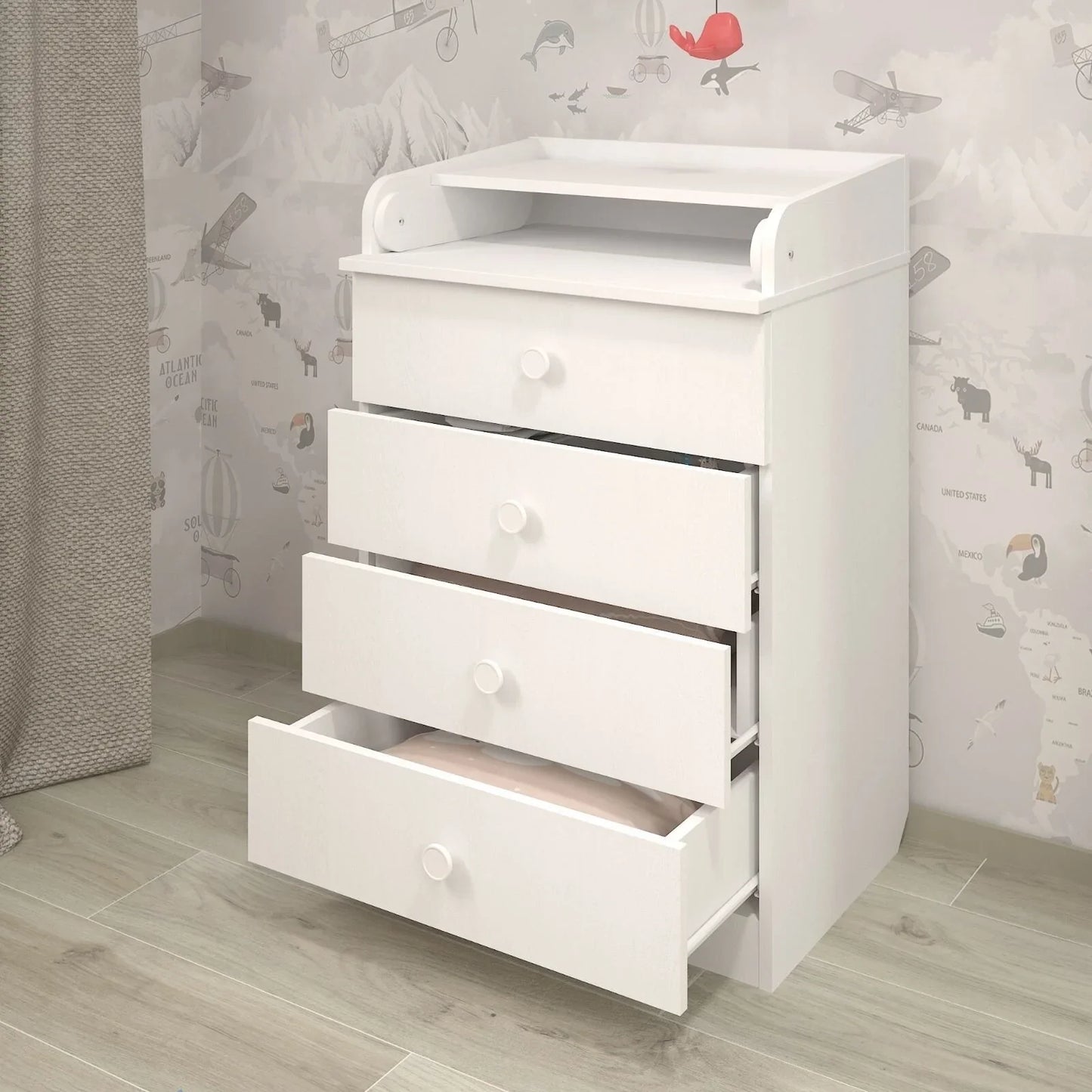 Shefa Kids 600 Changing Dressers - White