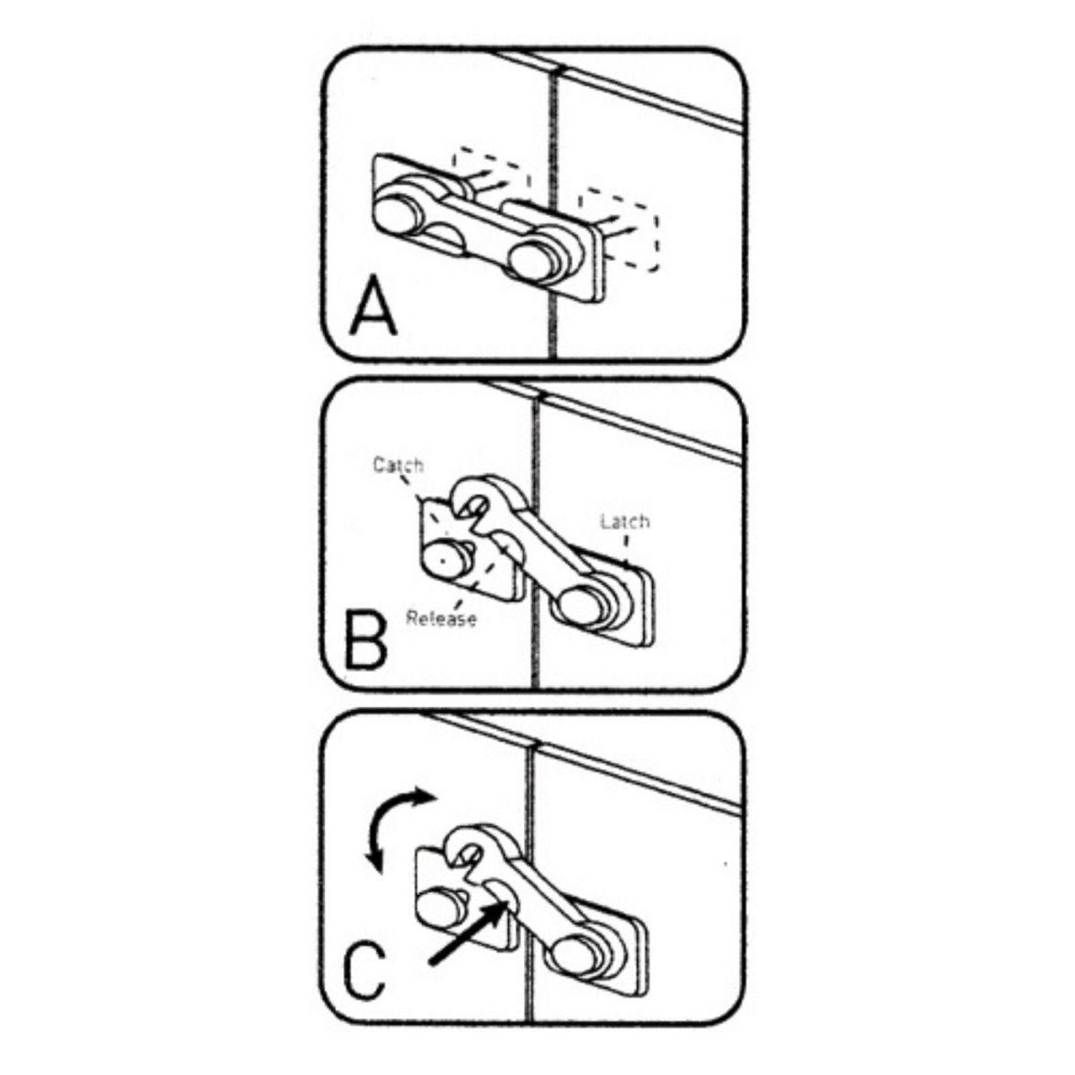 Babyjem Cabinet Door Lock
