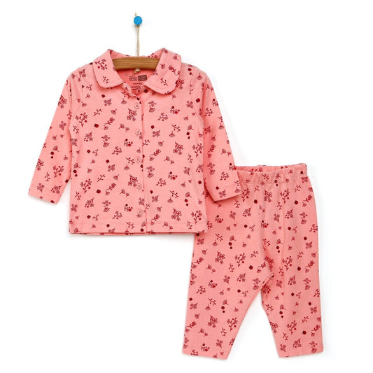HelloBaby Basic Baby Girl Pyjamas Set - Pink