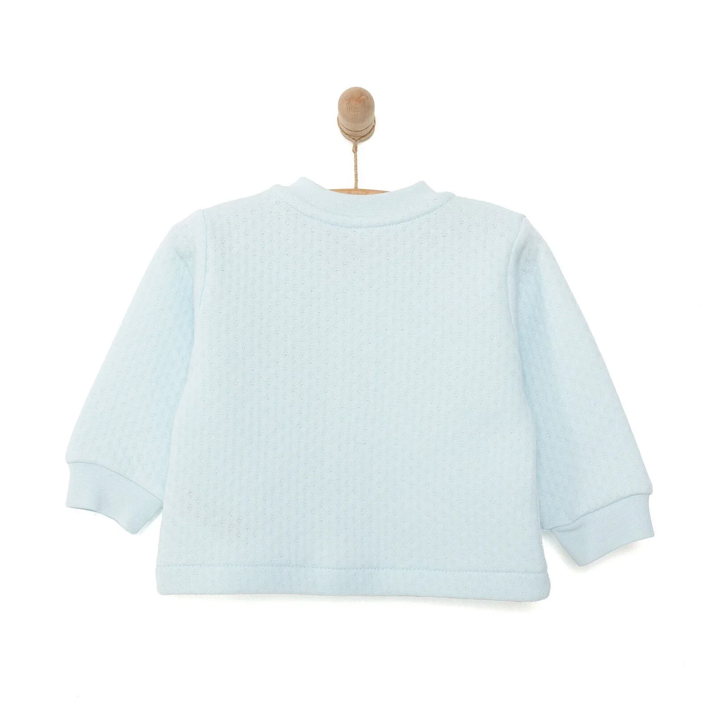 HelloBaby Boy Quilted Cardigan - Blue