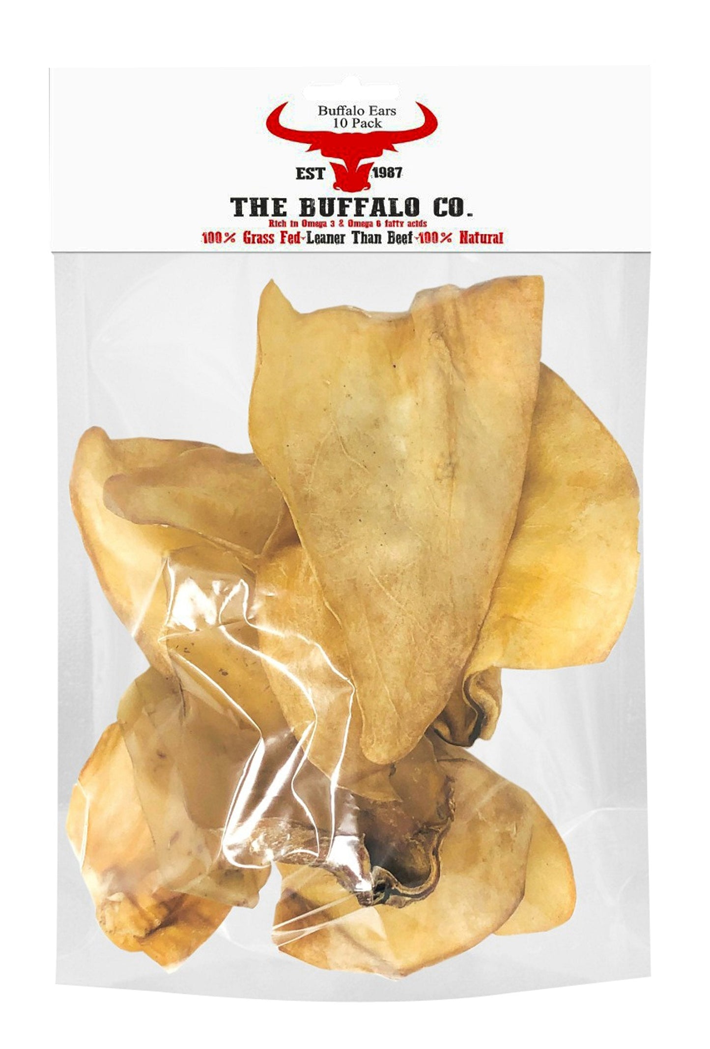 Buffalo Ears-Dog Treats-10 Ears-3